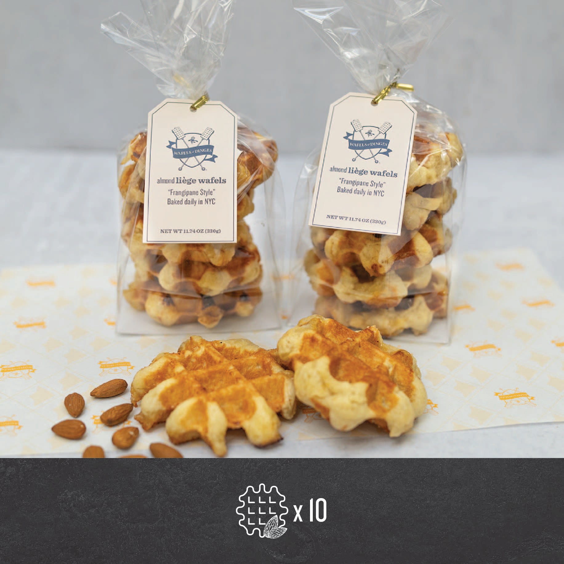 almond wafelinis snack pack