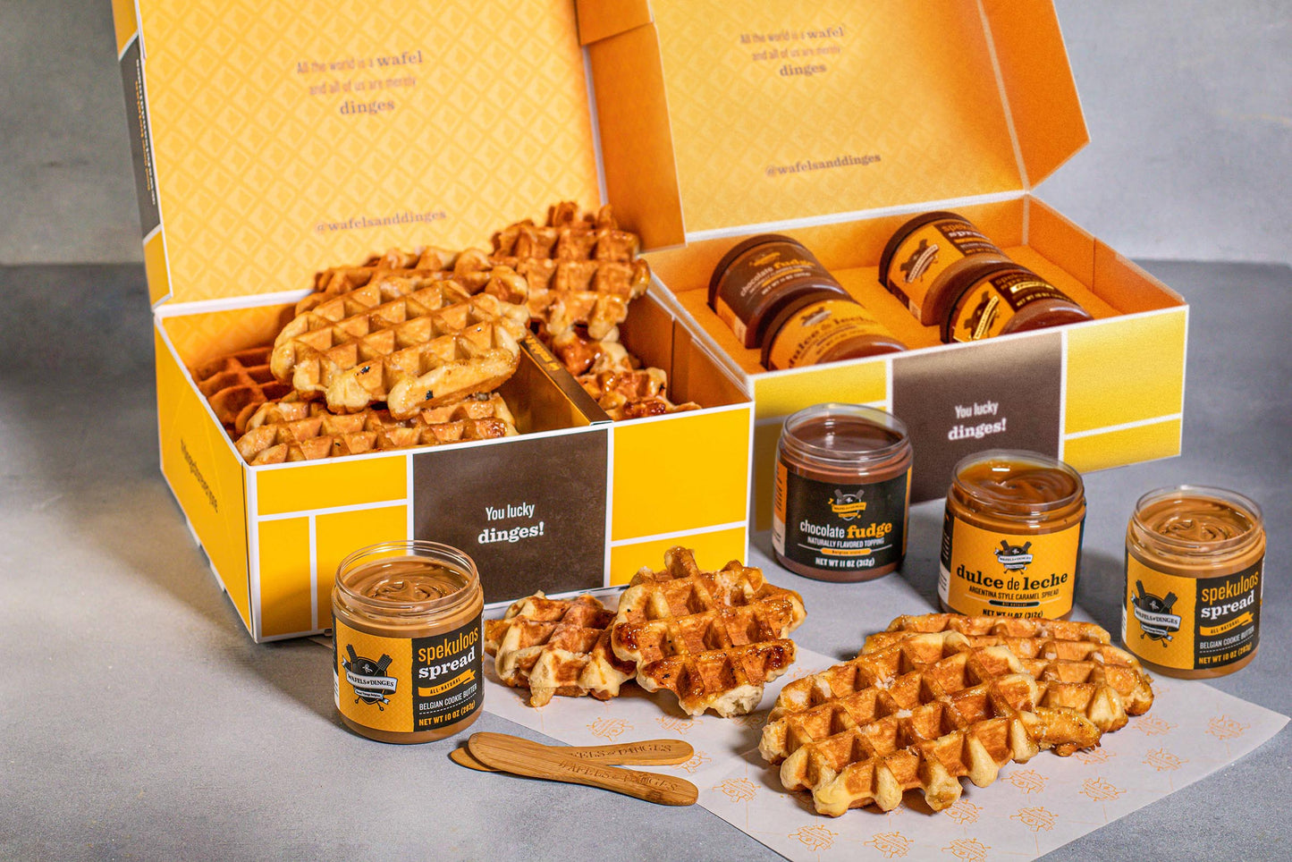 de kompleet belgian waffle set-Wafels & Dinges