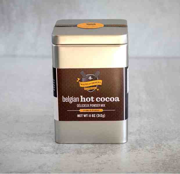 the Belgian hot cocoa mix {voted BEST of NYC}