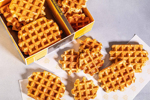 connoisseur box liège waffles vegan style