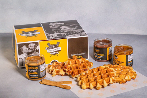 extravaganza box belgian liège waffles