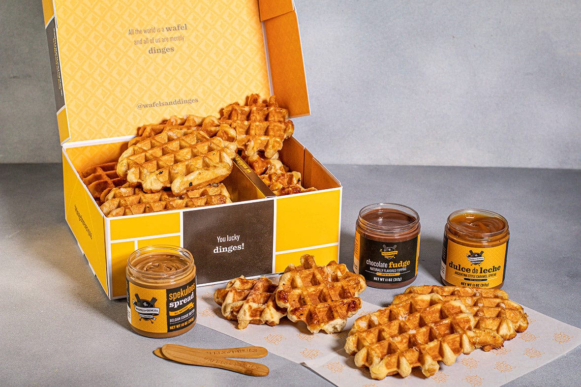 extravaganza box belgian liège waffles