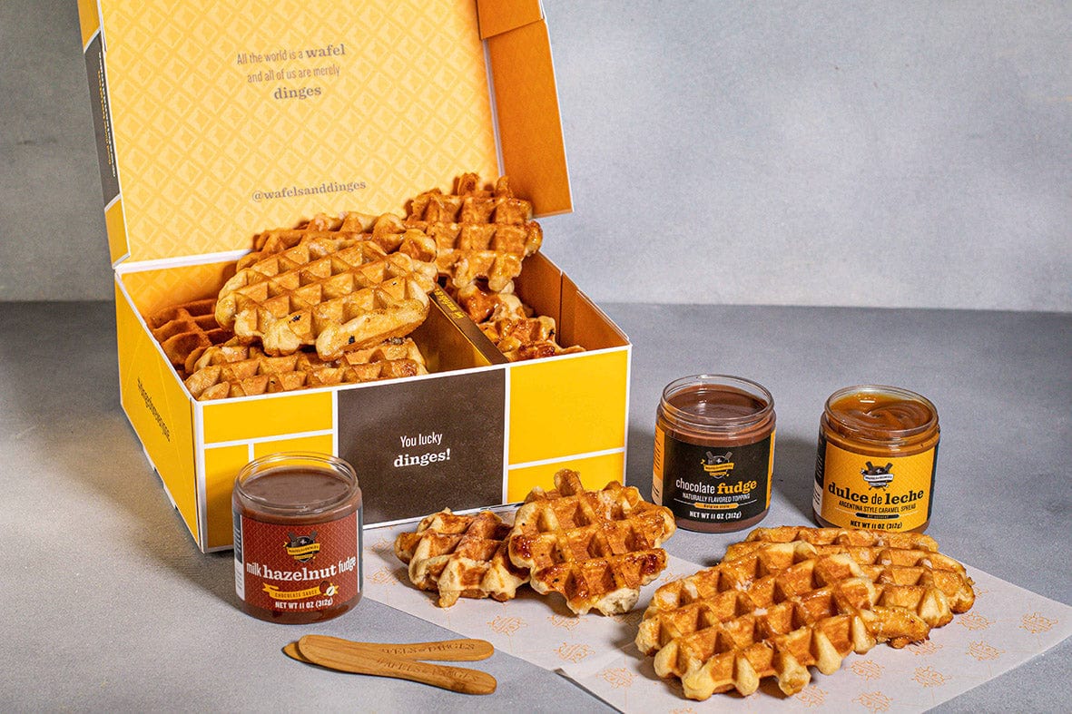 extravaganza box belgian liège waffles