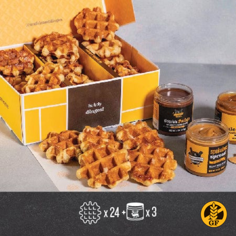 extravaganza box liège mini-waffles gluten free